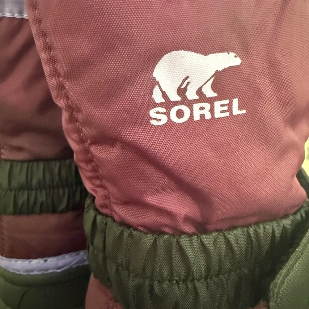 Sorel Green Winter Boots kids